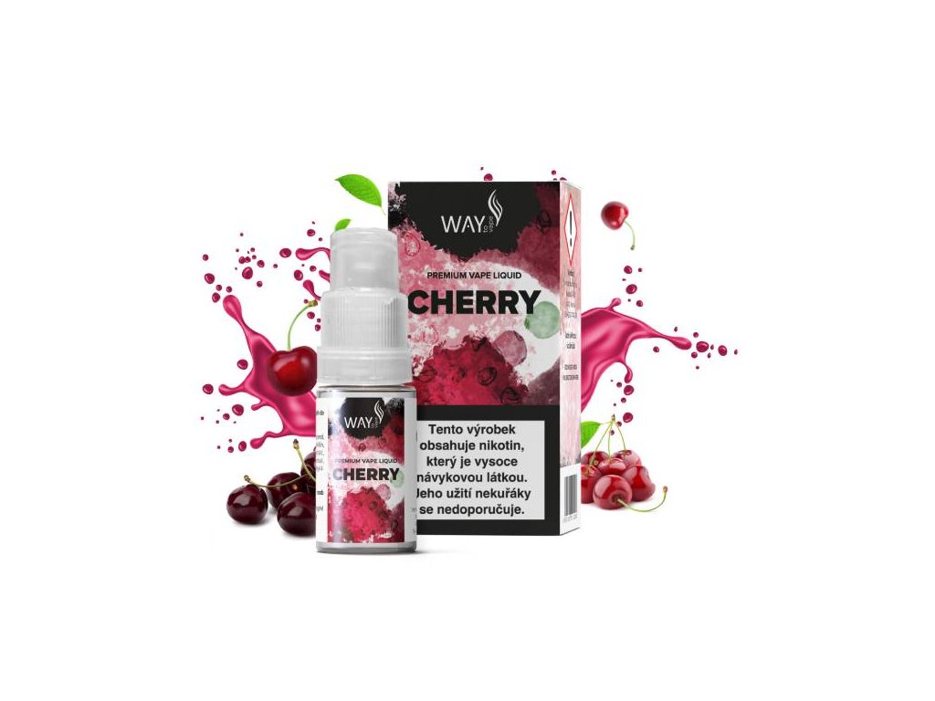 E-liquid Way To Vape Cherry 10ml Obsah nikotinu: 0mg