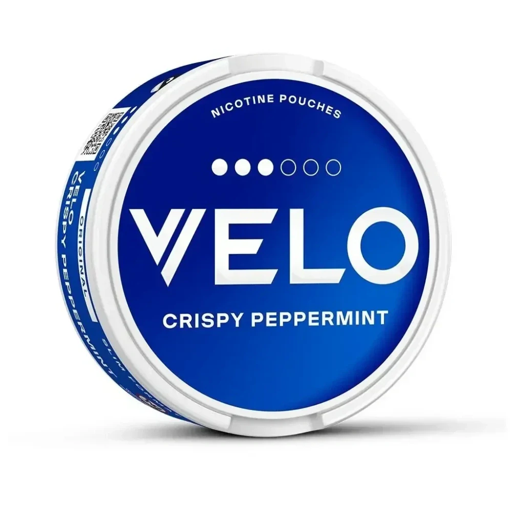 VELO Crispy Peppermint 8 mg – nikotinové sáčky