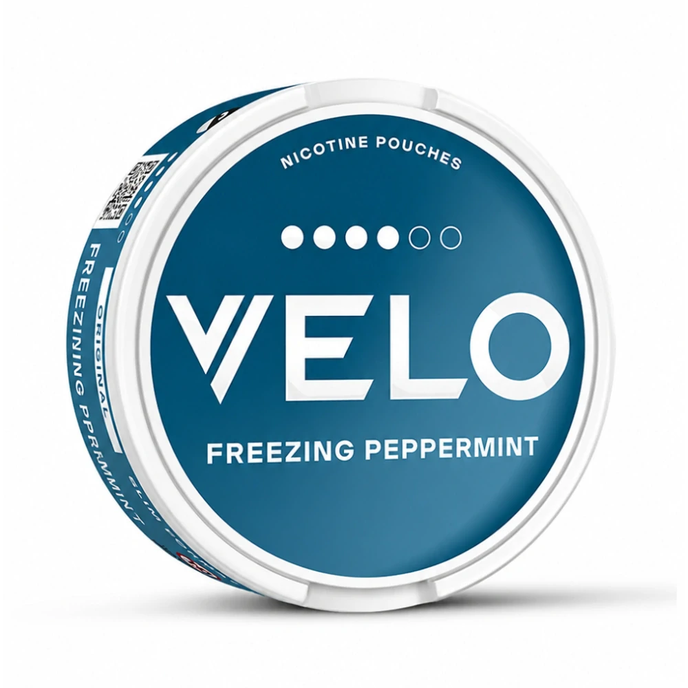 VELO Freezing Peppermint 10,9 mg – nikotinové sáčky