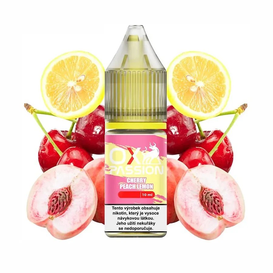 E-liquid OXVA OX PASSION - Cherry Peach Lemon 10ml/20mg