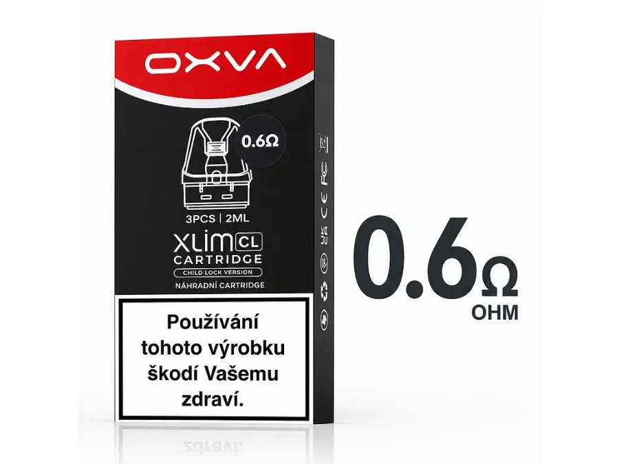 Cartridge Oxva XLIM Top Fill CL/V3 0,6ohm 2ml (3pack)