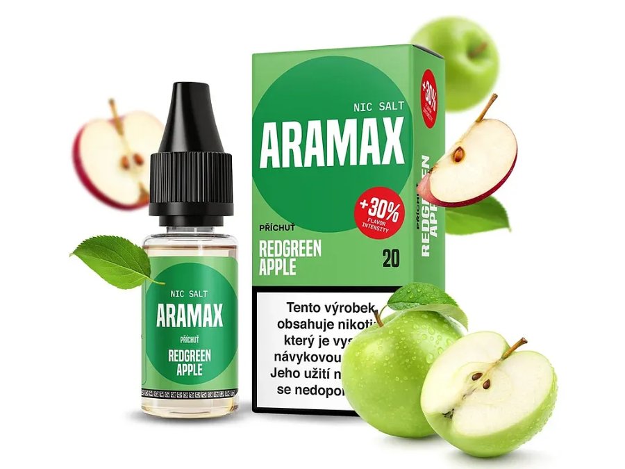 E-liquid Aramax Salt - Red Green Apple 10ml/20mg
