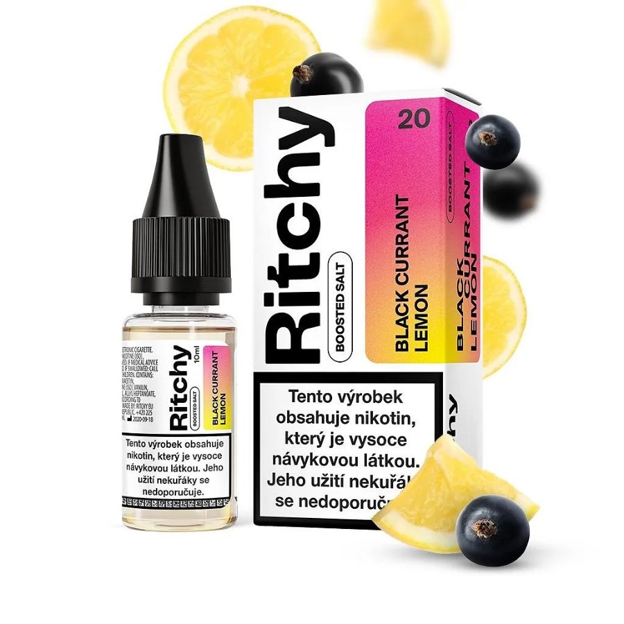 E-liquid Ritchy - Black Currant Lemon 10ml/20mg