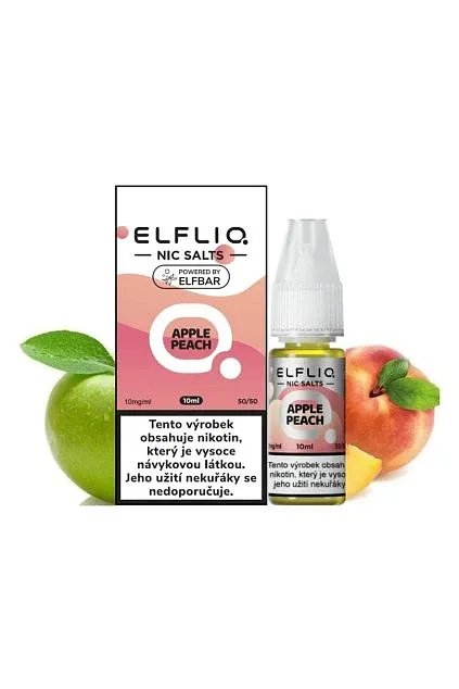 E-liquid ELFLIQ - Apple Peach 10ml/20mg