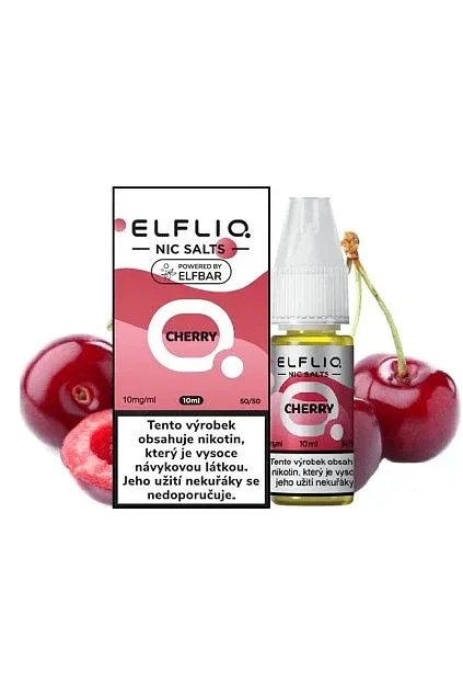 E-liquid ELFLIQ - Cherry 10ml/20mg