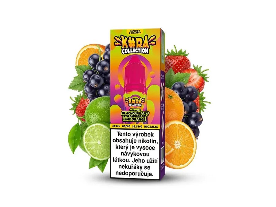 E-liquid K#RA - Blackcurrant Strawberry Lime Orange 10ml/20mg