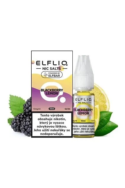E-liquid ELFLIQ - Blackberry Lemon 10ml/20mg