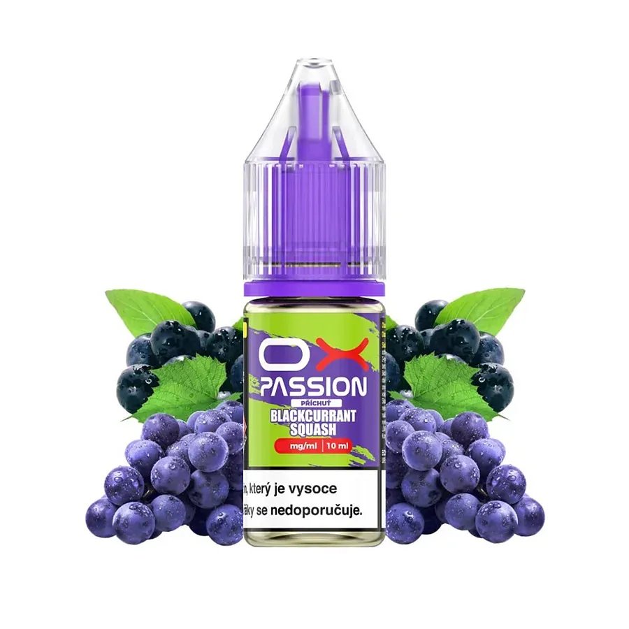 E-liquid OXVA OX PASSION - Blackcurrant Squash 10ml/20mg