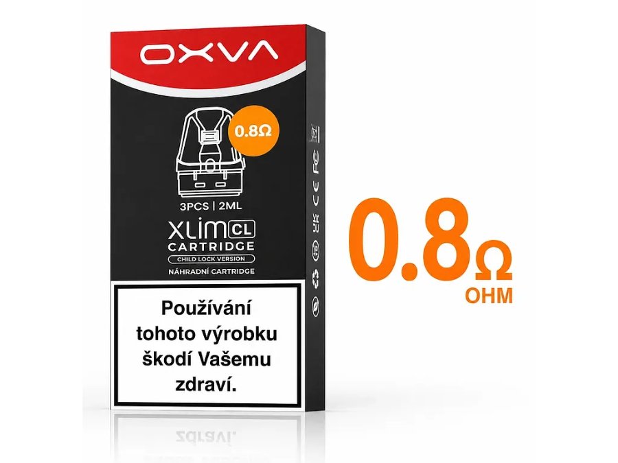 Cartridge Oxva XLIM Top Fill CL/V3 0,8ohm 2ml (3pack)