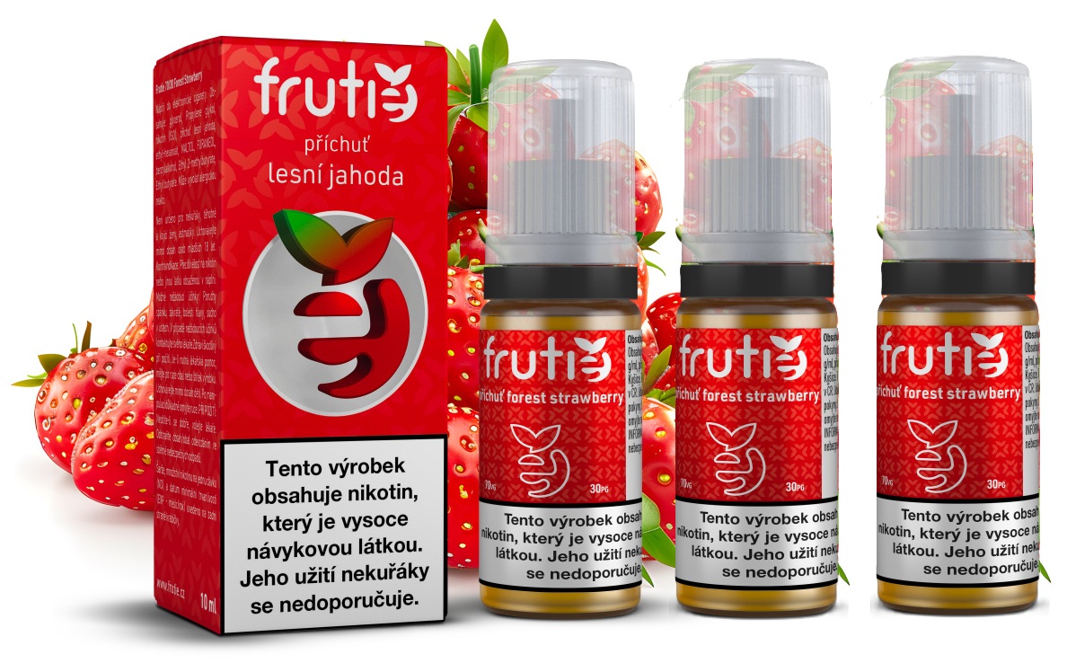 E-liquid Frutie - Lesní jahoda (Forest Strawberry) 3x10ml – 14mg