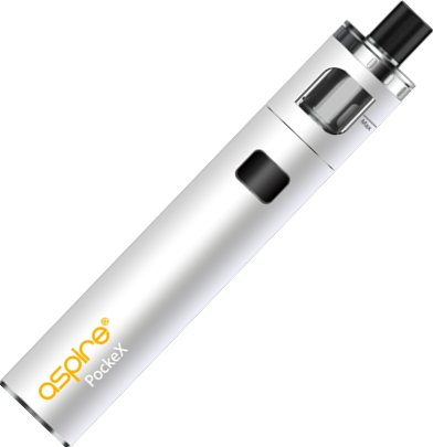 aSpire PockeX AIO elektronická cigareta 1500mAh bílá