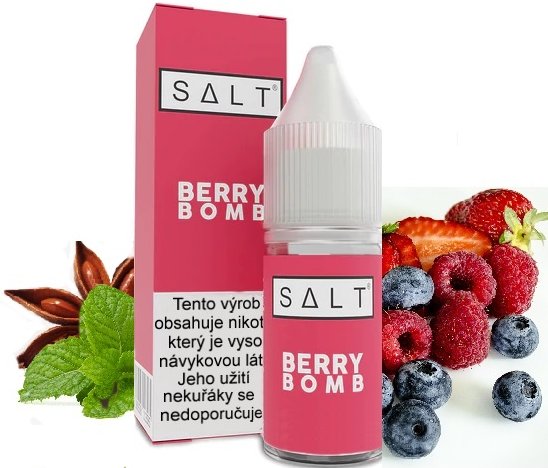 E-liquid Juice Sauz SALT Berry Bomb (Mix červených bobulích s anýzem a mentolem) 10ml – 20mg