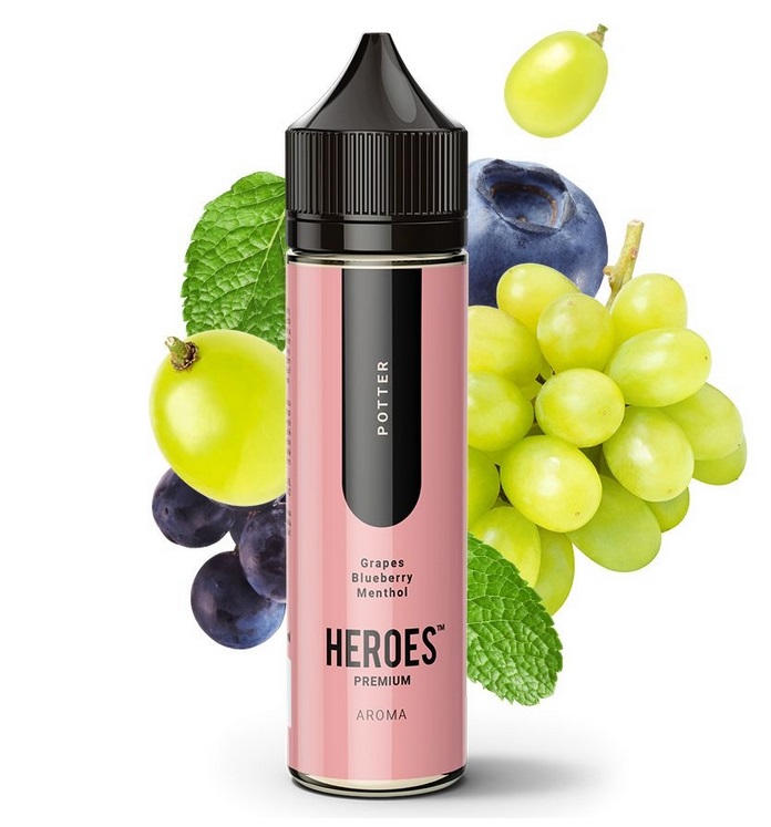 Příchuť ProVape Heroes Shake and Vape Fist Of Vape - Potter (Hrozny, borůvka, mentol) 10ml