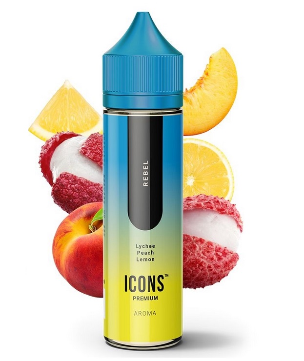 Příchuť ProVape Icons Shake and Vape John Vapenon - Rebel (Liči, broskev, citron) 10ml