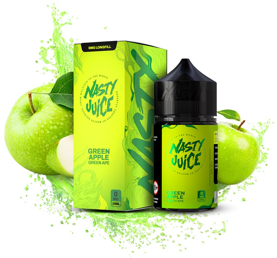 Příchuť Nasty Juice - Yummy S&V Green Ape (Zelené jablko) 10ml