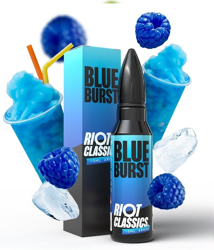 Příchuť Riot Squad Shake & Vape: Blue Burst (Modrá ledová tříšť) 10ml