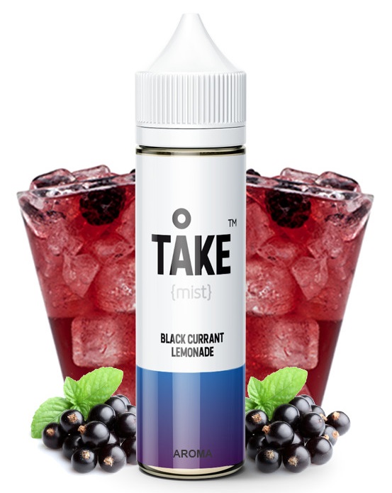 Příchuť ProVape Take Mist Shake and Vape - Blackcurrant Lemonade (Černý rybíz s citrusy) 10ml