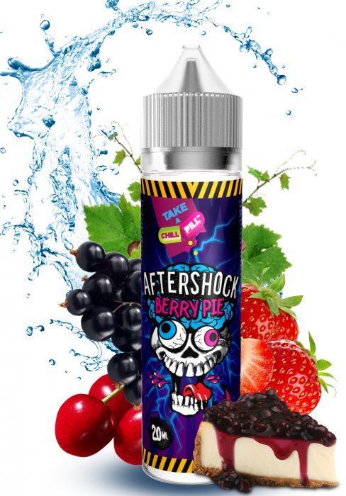 Příchuť Chill Pill Shake and Vape - Aftershock (Koláč z lesních bobulí) 12ml