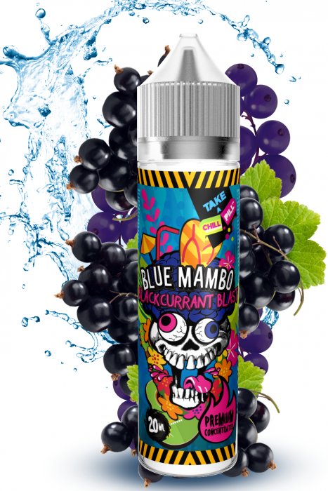 Příchuť Chill Pill Shake and Vape - Blue Mambo (Černý rybíz) 12ml