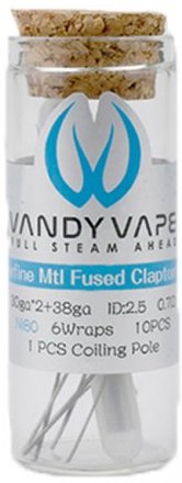 Vandy Vape předmotané spirálky Superfine MTL Clapton Ni80 0,7ohm