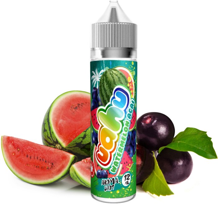 Příchuť UAHU Shake and Vape - Watermelon Acai (Vodní meloun, citrón a acai) 12ml