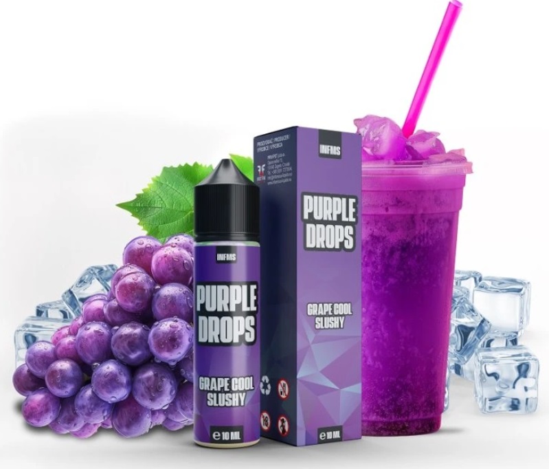 Příchuť SaV Infamous Drops - Purple Drops (Svěží hroznové víno) 10ml