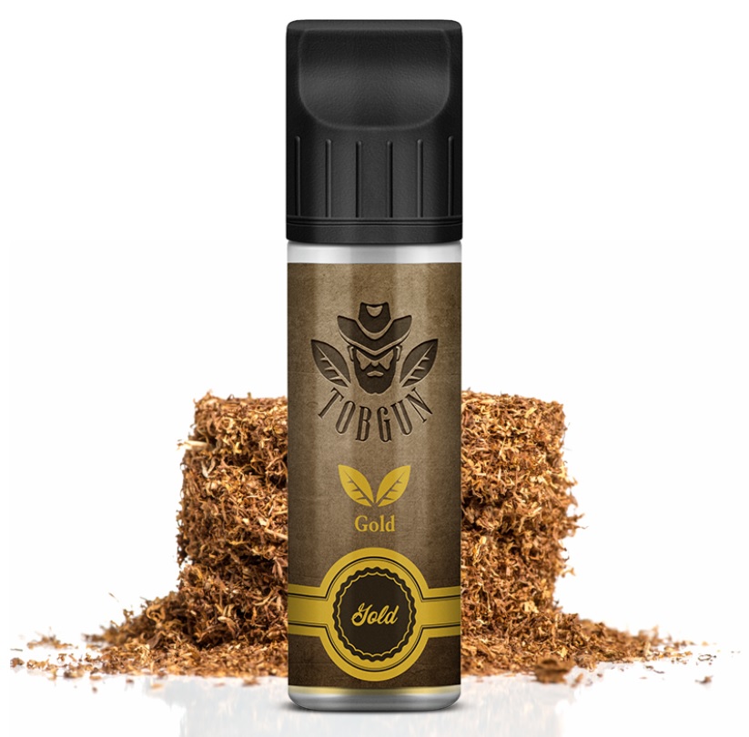 Příchuť TobGun Shake and Vape - GOLD (Lahodný tabák) 10ml