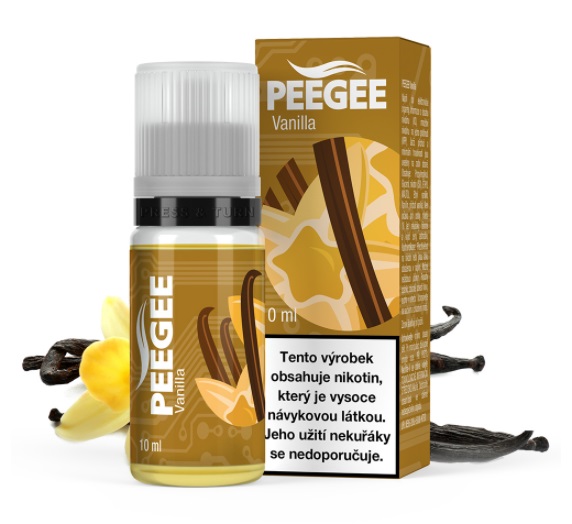 E-liquid PEEGEE - Vanilka (Vanilla) 10ml – 12mg