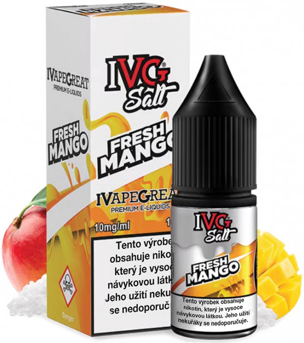 E-liquid IVG Salt - Čerstvé mango (Fresh Mango) 10ml