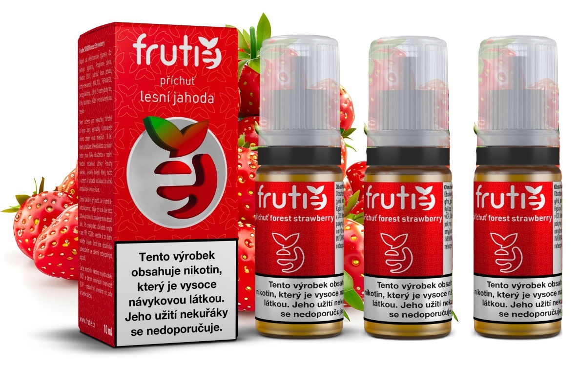 E-liquid Frutie 50/50 - Lesní jahoda (Forest Strawberry) 3x10ml – 12mg