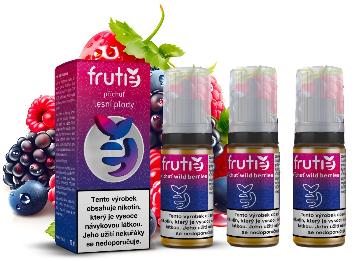 E-liquid Frutie 50/50 - Lesní plody (Wild Berries) 3x10ml – 3mg