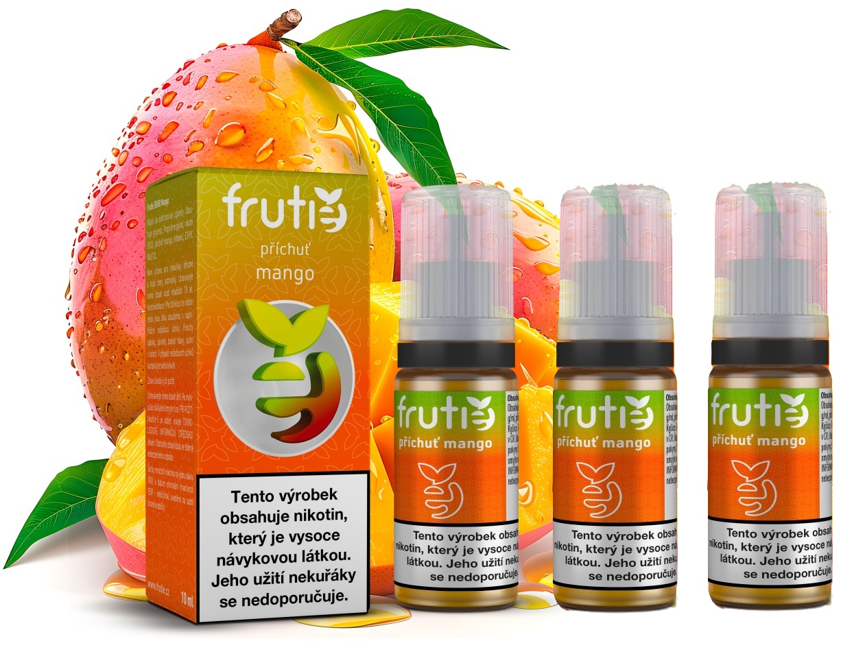 E-liquid Frutie 50/50 - Mango 3x10ml – 6mg