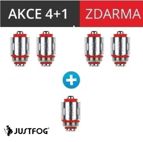JUSTFOG Organic Cotton Q16 žhavící hlava 1,2ohm 4+1 zdarma Tip