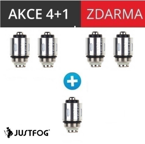 JUSTFOG Organic Cotton Q16 žhavící hlava 1,6ohm 4+1 zdarma Tip