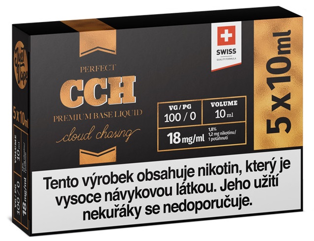 Booster báze JustVape CCH (VG100) 5x10ml 18mg