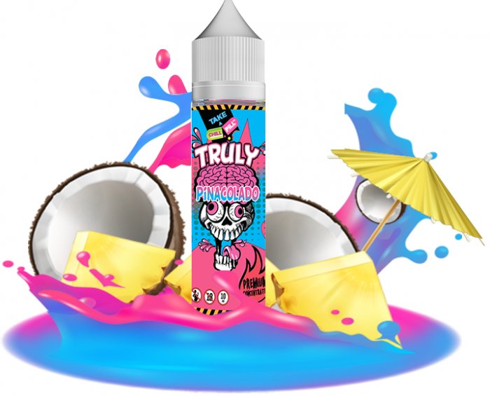 Příchuť Chill Pill Shake and Vape - Truly PinaColada (Piňa colada) 12ml