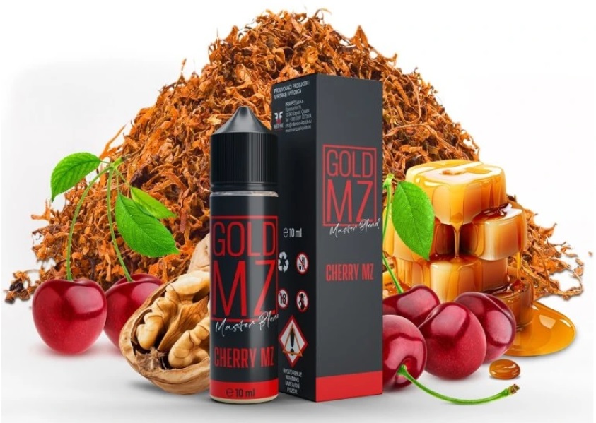 Příchuť Infamous Originals - Gold MZ Cherry (Tabák s třešní) 10ml