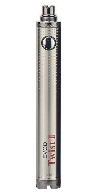 Baterie KangerTech EVOD Twist II 1300mAh stříbrná