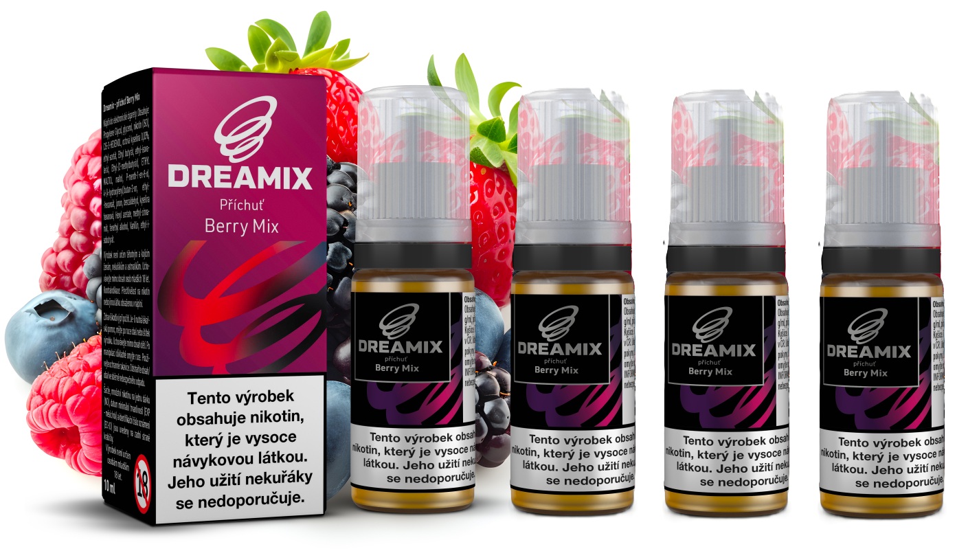 E-liquid Dreamix - Lesní směs (Berry Mix) 4x10ml – 3mg