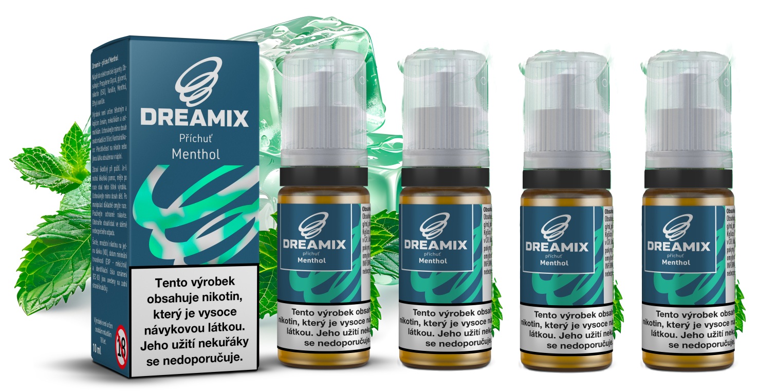 E-liquid Dreamix - Mentol (Menthol) 4x10ml – 6mg