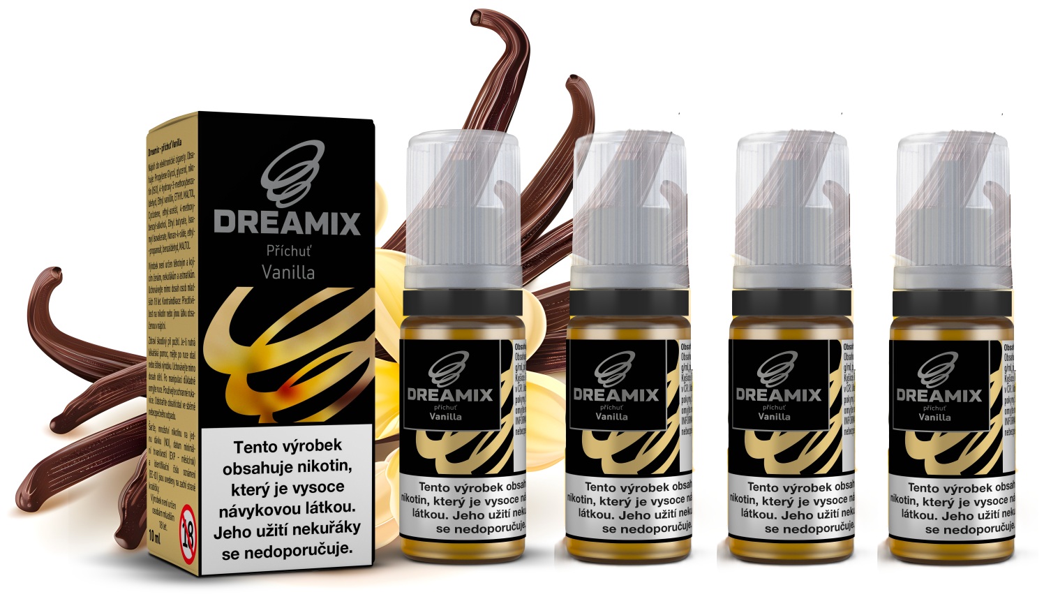 E-liquid Dreamix - Vanilka (Vanilla) 4x10ml – 18mg