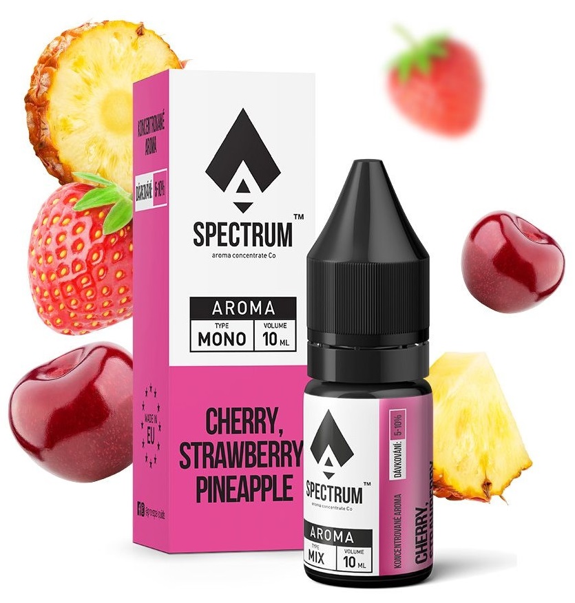 Příchuť ProVape Spectrum - Cherry, Strawberry, Pineapple (Třešeň, jahoda a ananas) 10ml
