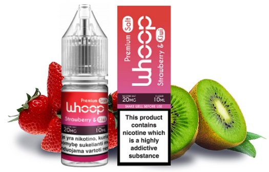E-liquid WHOOP Salt - Strawberry Kiwi (Jahoda s kiwi) 10ml 20mg