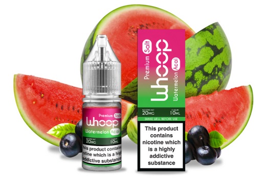 E-liquid WHOOP Salt - Watermelon Acai (Vodní meloun s acai) 10ml 20mg