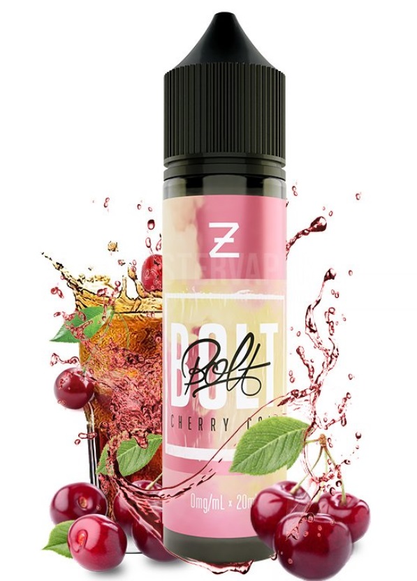 Příchuť Zeus Juice BOLT S&V - Cherry Cola (Šumivá třešňová kola) 10ml