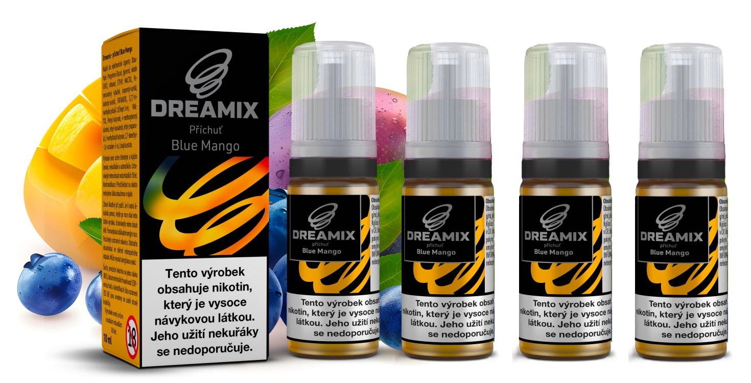 E-liquid Dreamix - Borůvka Mango (Blue Mango) 4x10ml – 18mg