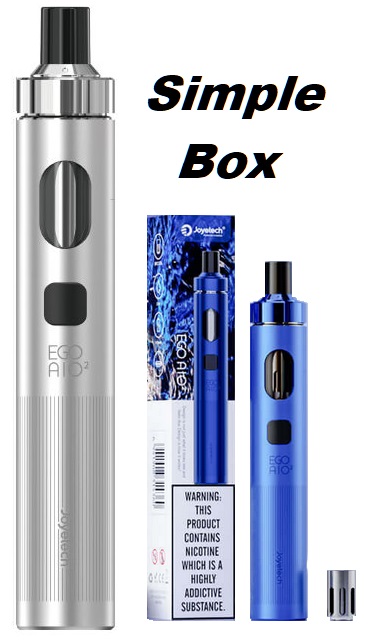 Joyetech eGo AIO 2 Simple Box e-cigareta 1700mAh Shiny Silver