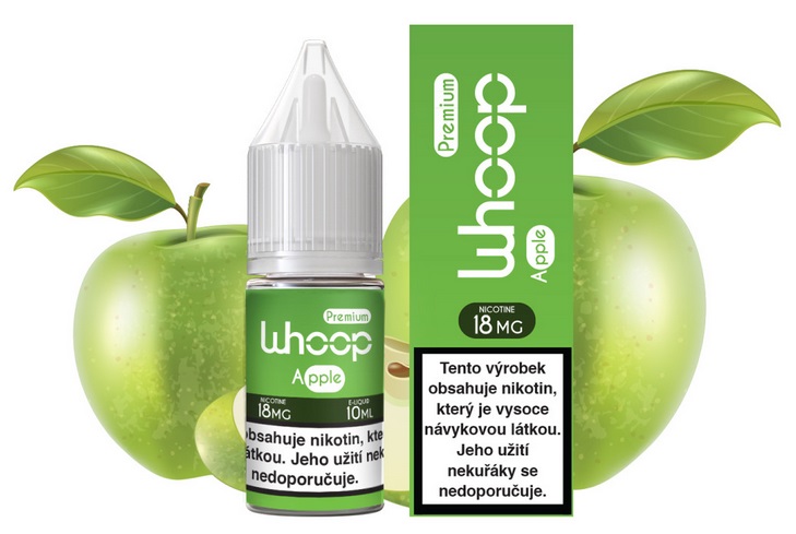 E-liquid WHOOP - Apple (Zelené jablko) 10ml – 0mg