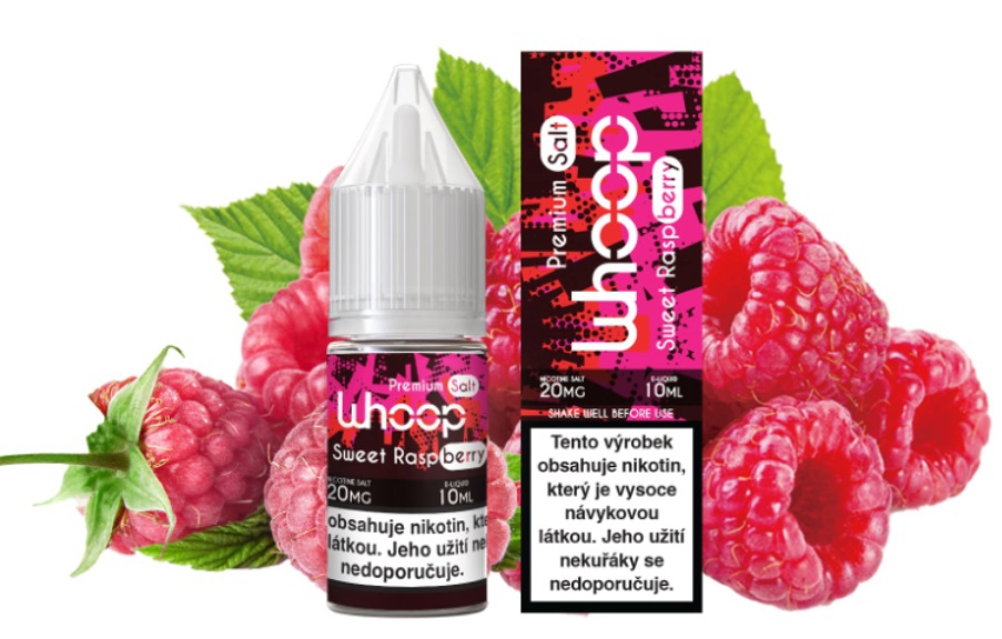 E-liquid WHOOP Salt - Sweet Raspberry (Sladká malina) 10ml 20mg