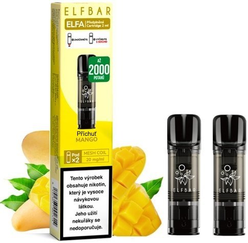 Elf Bar ELFA Pods cartridge 2Pack - Mango (Sladké mango) 20mg